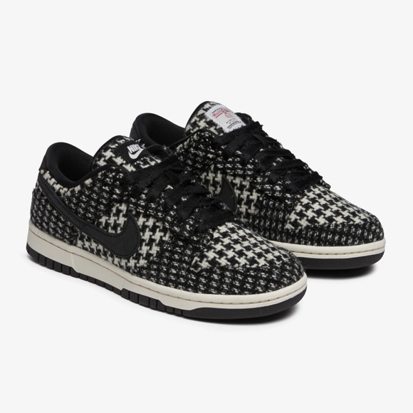 Nike Dunk Low W Harris Tweed White Black - YouTube 🖤🤍 Nike Dunk Low Harris Tweed BLACK WHITE 🤍🖤